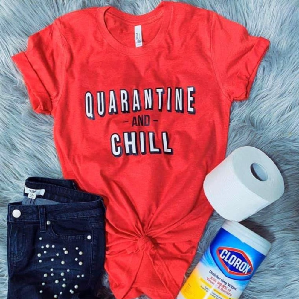 Bella Canvas Quarantine and Chill Graphic T